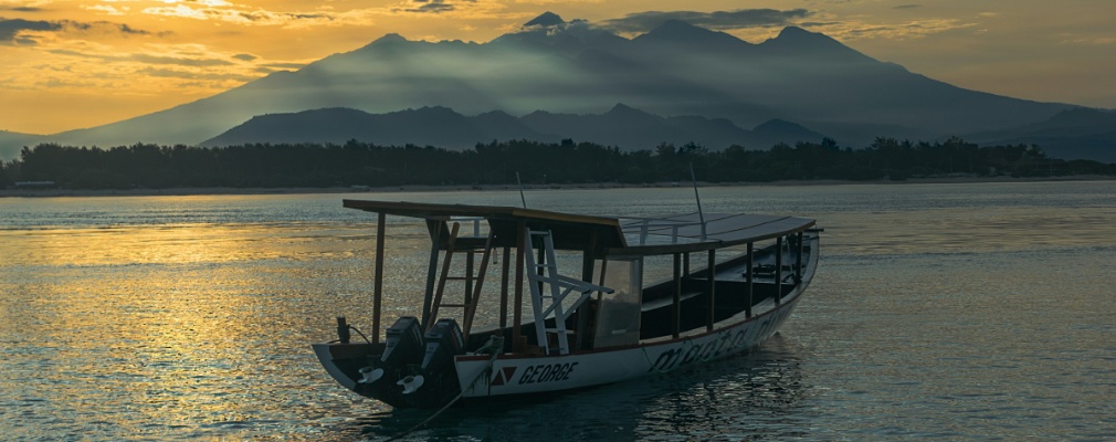 Sunrise on the Gili islands